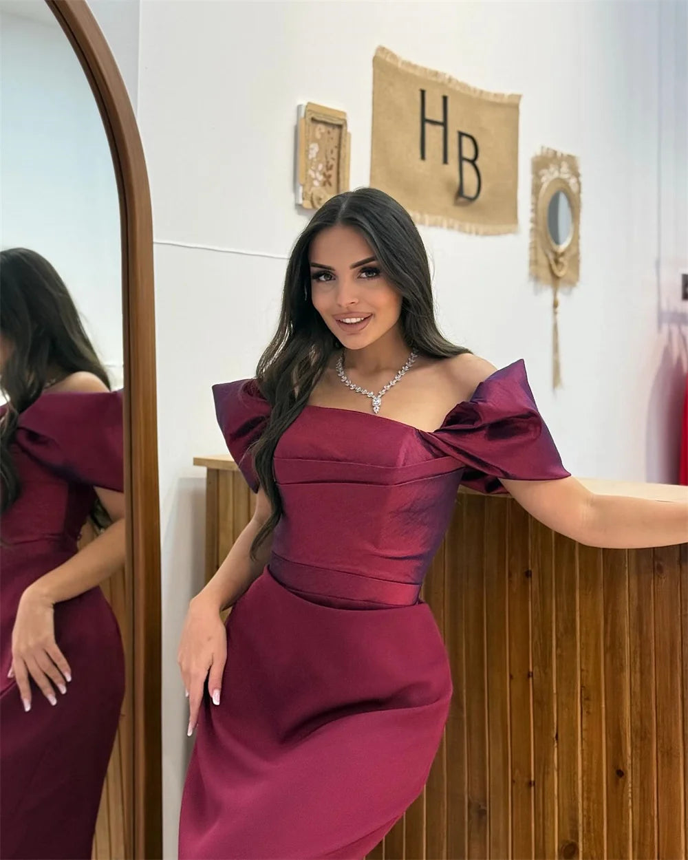 Luxurious Mermaid Prom Dresses with Detachable Shawl