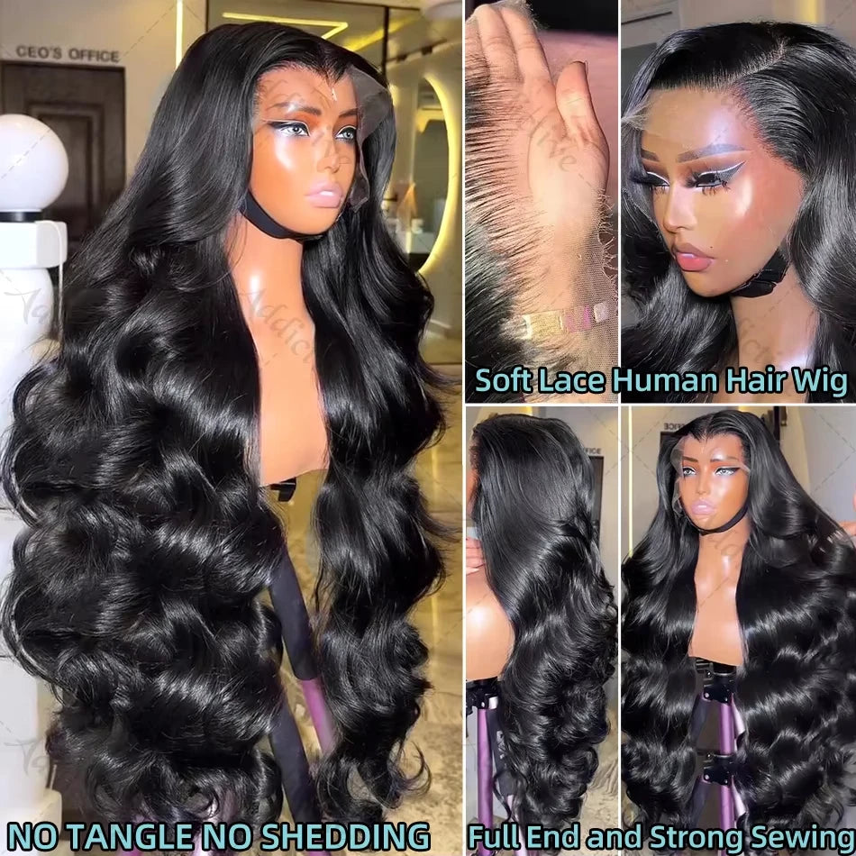 30 40 Inch HD 200% 13x6 Body Water Wave Lace Front Human Hair Wigs 13x4 Lace Frontal Wig 5x5 Glueless Closure Ready To Wear Wig
