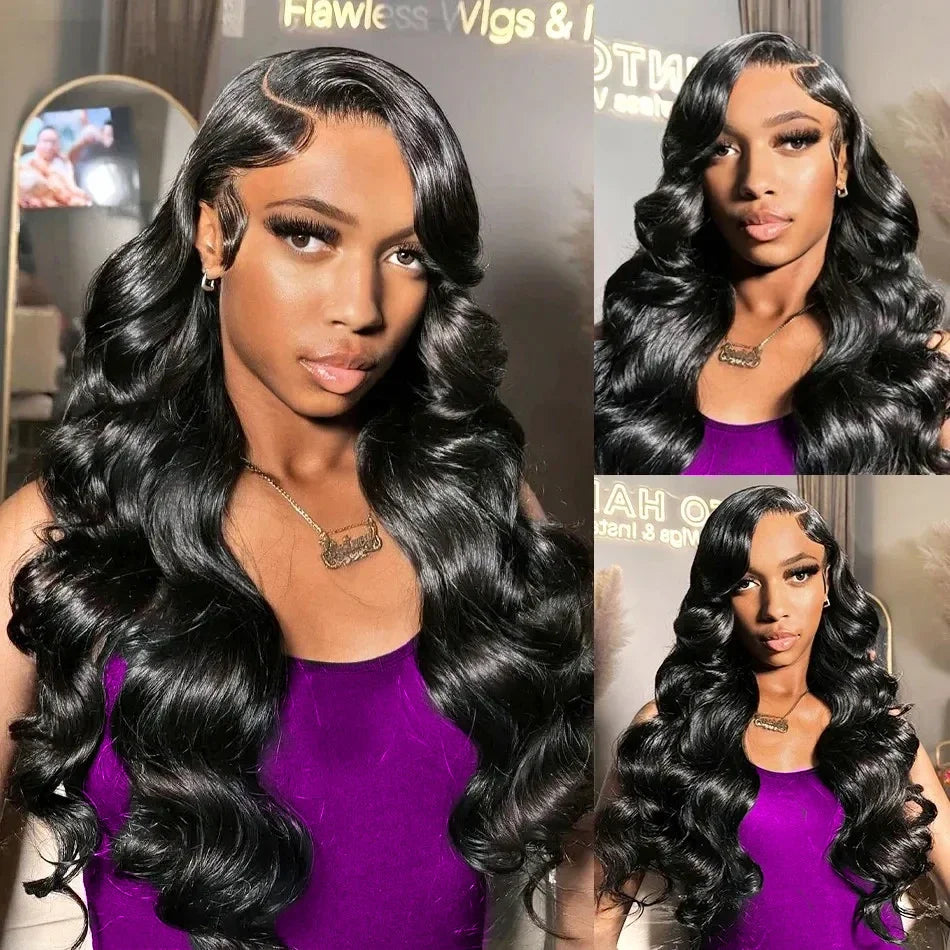 30 40 Inch HD 200% 13x6 Body Water Wave Lace Front Human Hair Wigs 13x4 Lace Frontal Wig 5x5 Glueless Closure Ready To Wear Wig