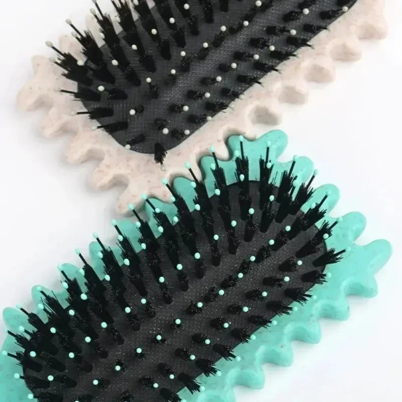 Candy Brush Curly Hair Styling Brush – Nylon Bristle Detangling & Volumizing Comb for Defined Curls