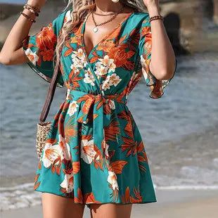 2024 New Black Style Women's Hollow Elastic Waist Frill Stretch Sleeveless Sheath Dress Women's Clothing Skirts Women's