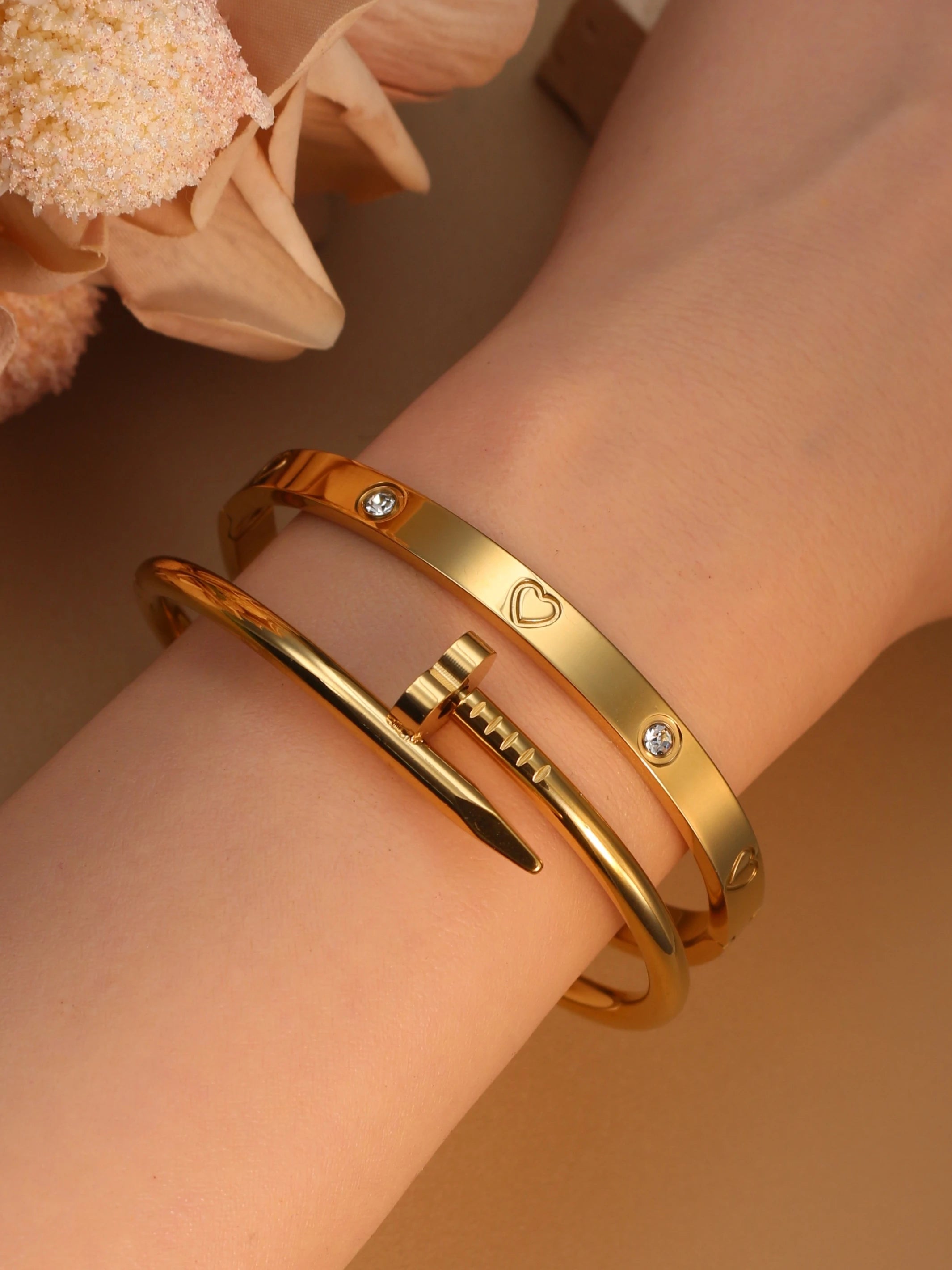 Stainless Steel Gold Bracelet for Women