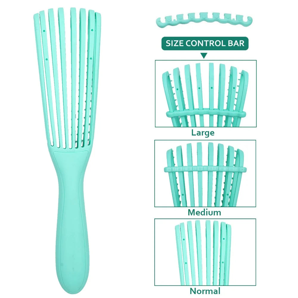 LANBENA Detangling Hair Brush – Scalp Massage Octopus Comb for Curly & Thick Hair