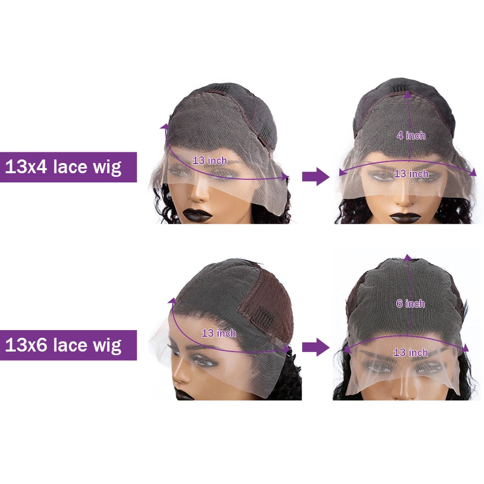 1B/30 Body Wave Highlight Wig Human Hair 13x6 Hd Lace Front Wig 28 32inch Black Brown 180 Density Curly 13x4 Lace Frontal Wigs