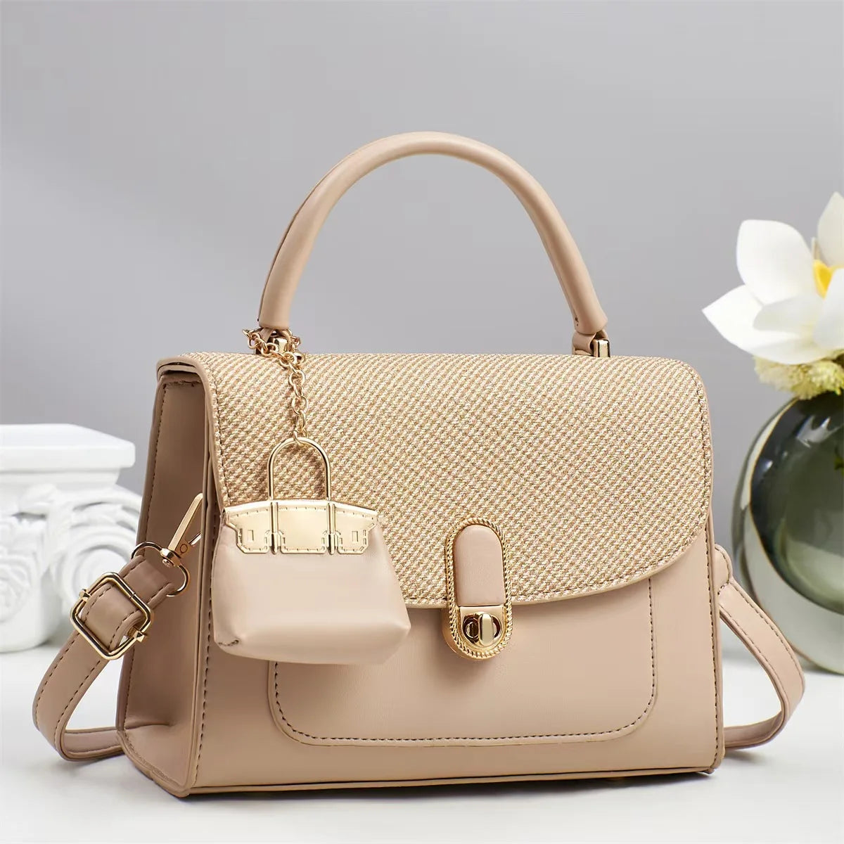 Women bag  Handbags Bag for Female  shoulder bag  Crossbody High quality fashionable designer travel Hairball bag