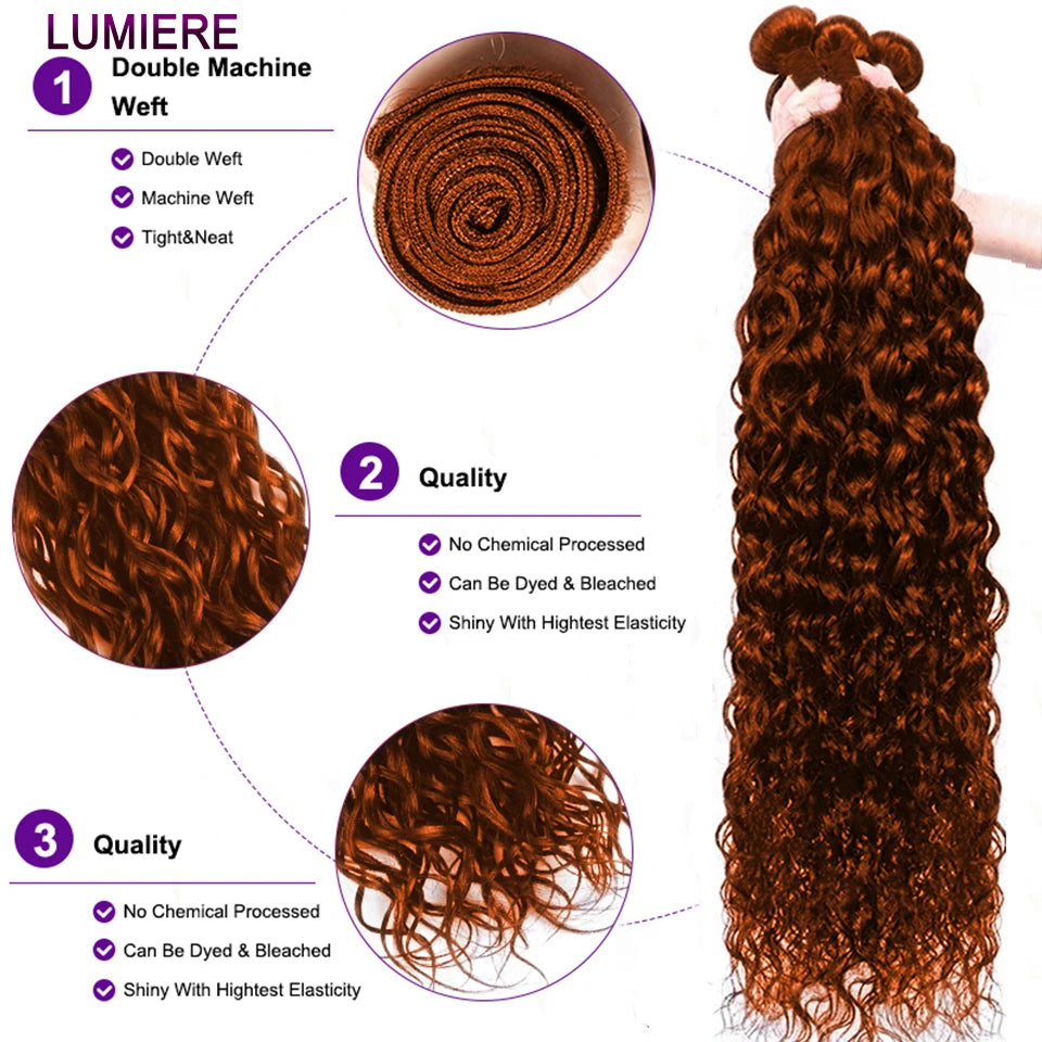 Kinky Curly Virgin Hair Bundles with HD Lace Closure