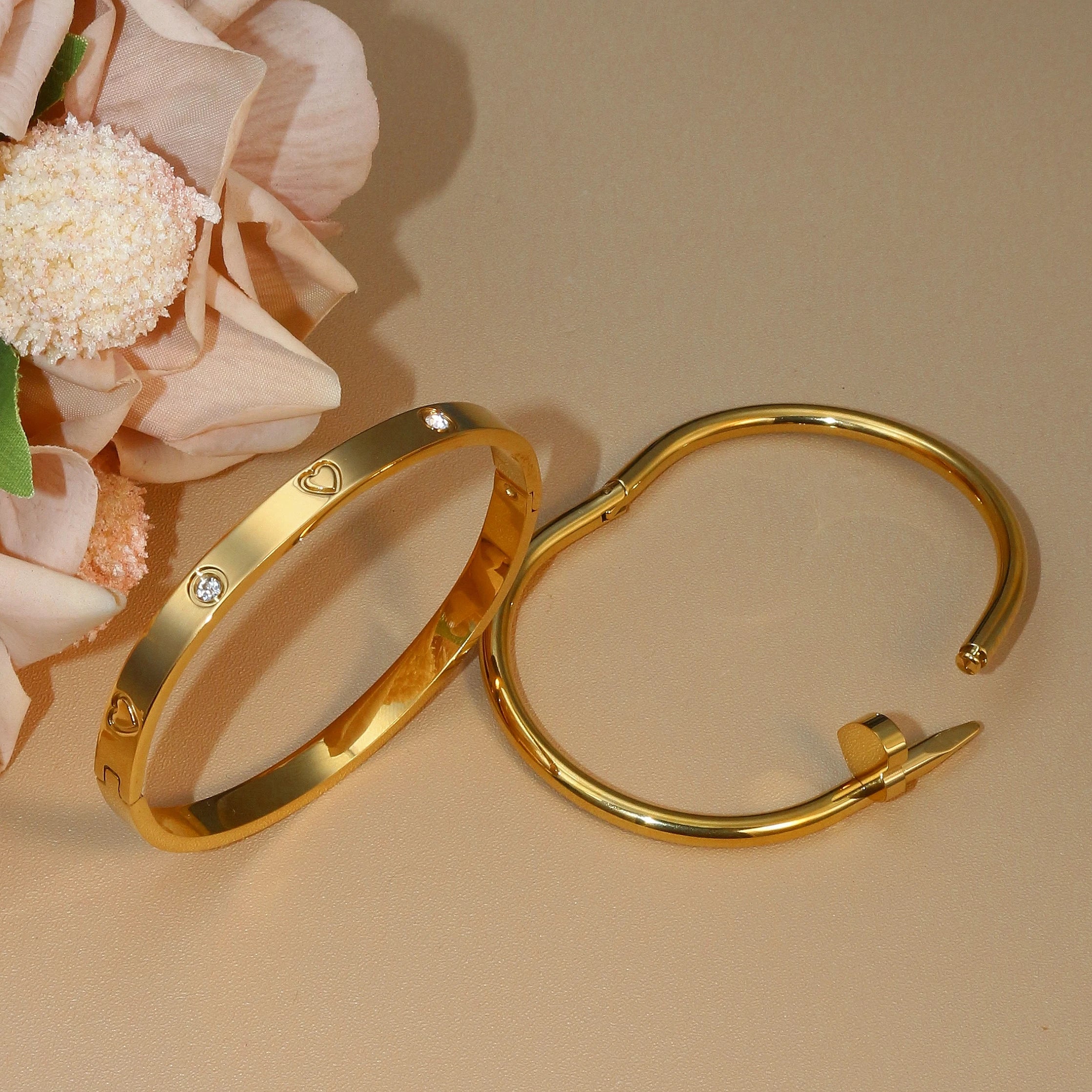 Stainless Steel Gold Bracelet for Women