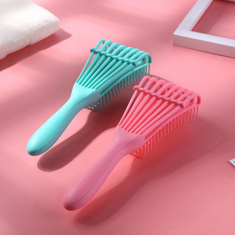 LANBENA Detangling Hair Brush – Scalp Massage Octopus Comb for Curly & Thick Hair