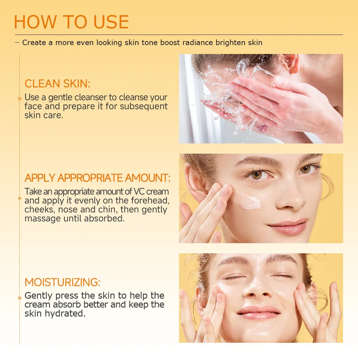 Collagen Turmeric Vitamin C Cream – Brightening & Moisturizing Face Cream (60g)