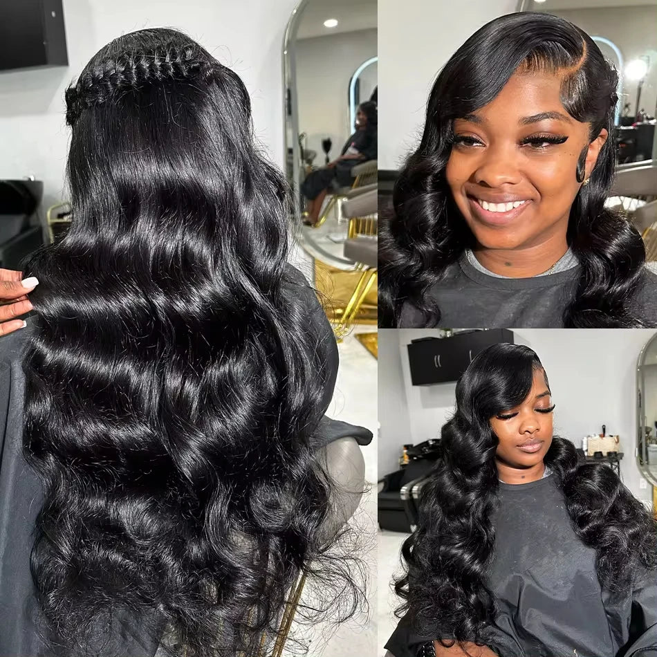 30 40 Inch HD 200% 13x6 Body Water Wave Lace Front Human Hair Wigs 13x4 Lace Frontal Wig 5x5 Glueless Closure Ready To Wear Wig