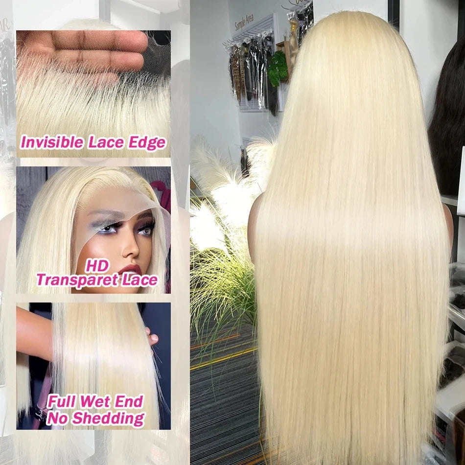 613 Honey Blonde HD Lace Wig 13x6 Human Hair Straight Lace Front Wigs For Women 13x4 Frontal Brazilian Colored Human Hair Wig