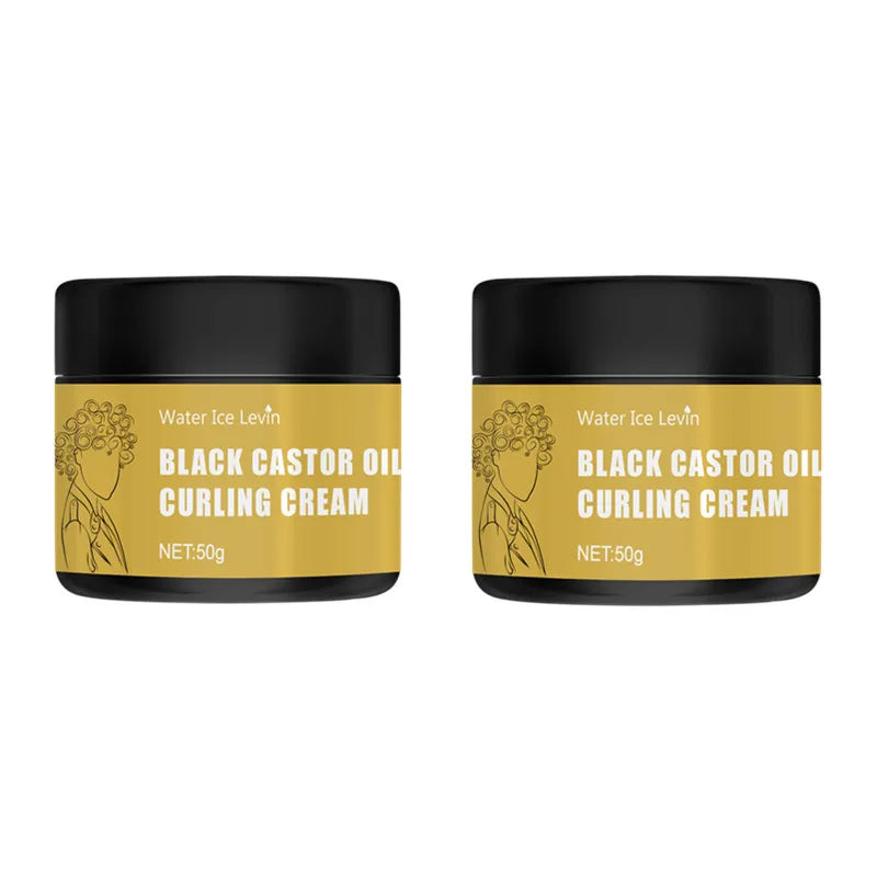 Black Castor Oil Hair Conditioner – Moisturizing Curl Definer & Repair Treatment for Dry Hair