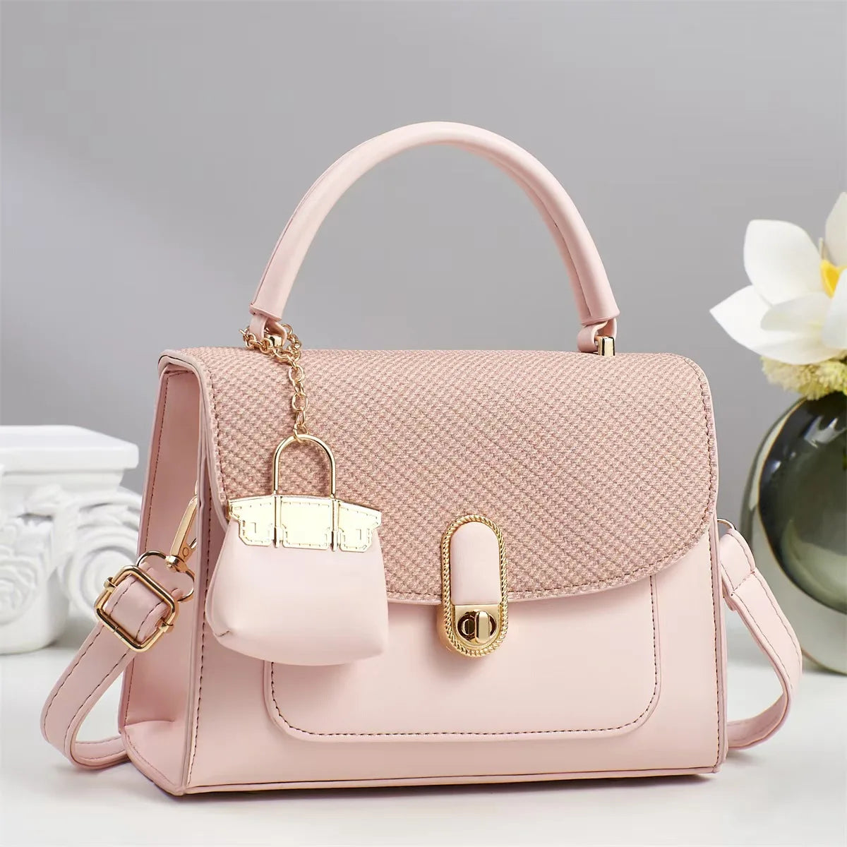 Women bag  Handbags Bag for Female  shoulder bag  Crossbody High quality fashionable designer travel Hairball bag