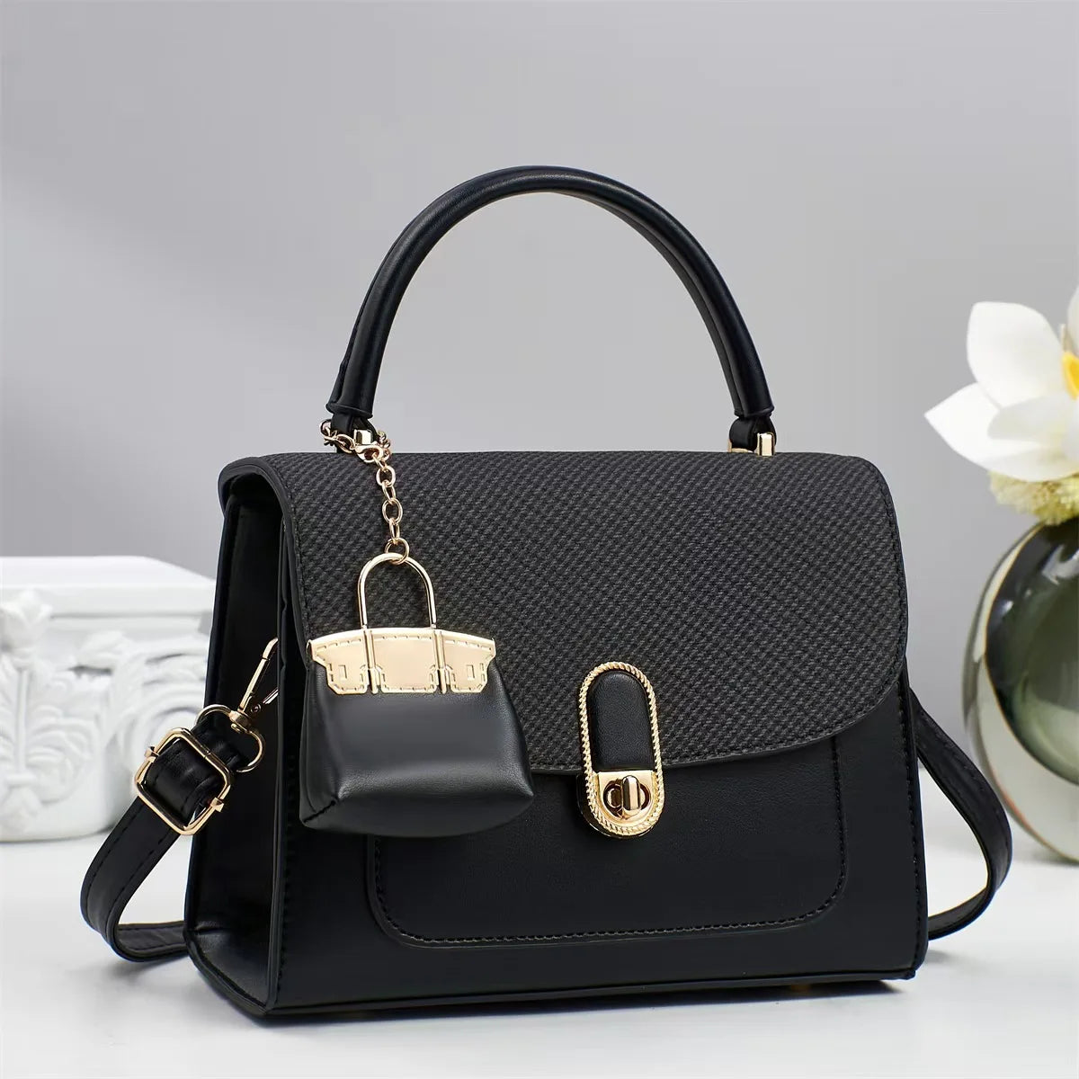 Women bag  Handbags Bag for Female  shoulder bag  Crossbody High quality fashionable designer travel Hairball bag