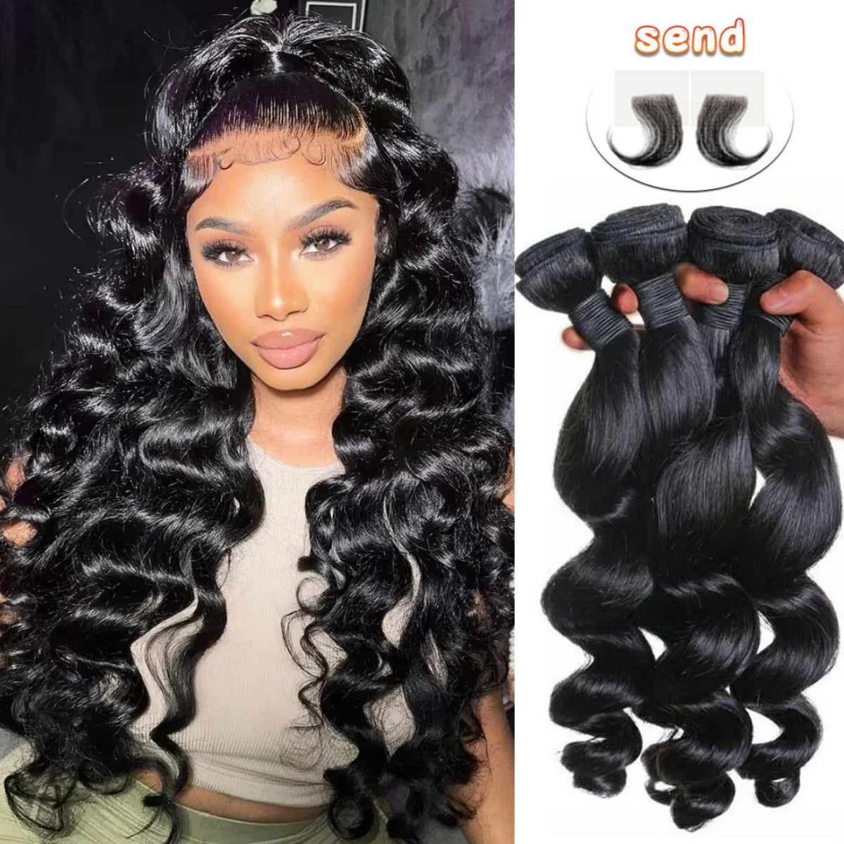 Bone Straight 100% Real Human Hair Bundles Remy Raw Hair Straight Human Hair Bundles Brazilian Hair Weave Extensions