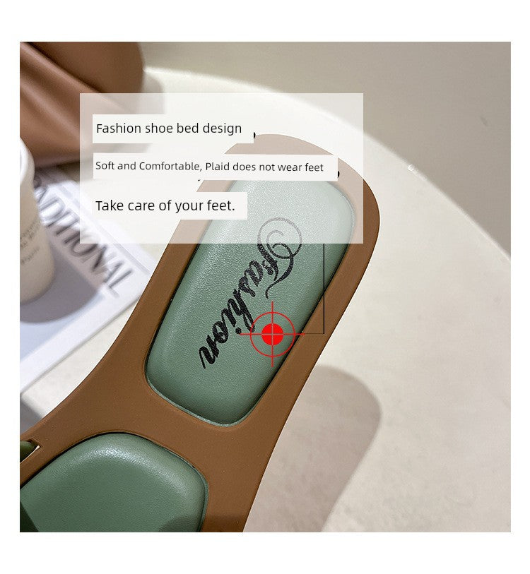 Summer New Arrival Home Sandals Non Slip Platform Slippers Female Flat Flip-Flops Beach Outdoor Sandals Female Fashion