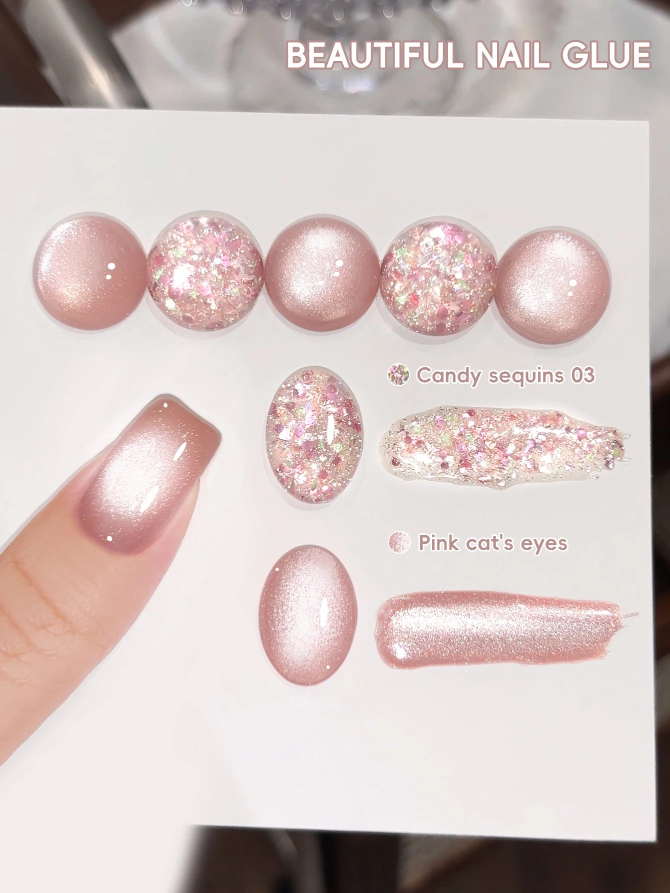 Lychee Jelly Nail Sequins - Spring & Summer Fashion