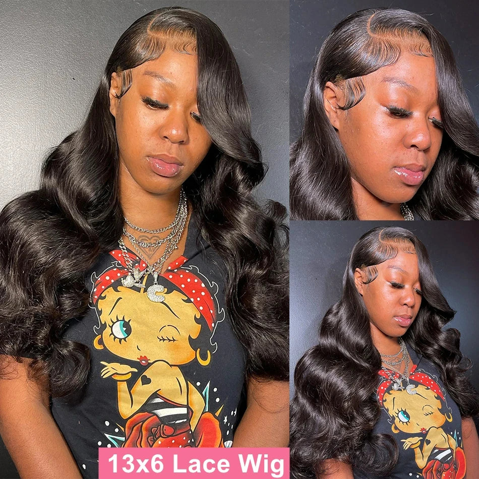 13x6 Hd Lace Frontal Wig Human Hair 360 Full Lace Body Wave Wig 30 40 Inch 13x4 Hd Lace Front Brazilian Hair Wig For Women