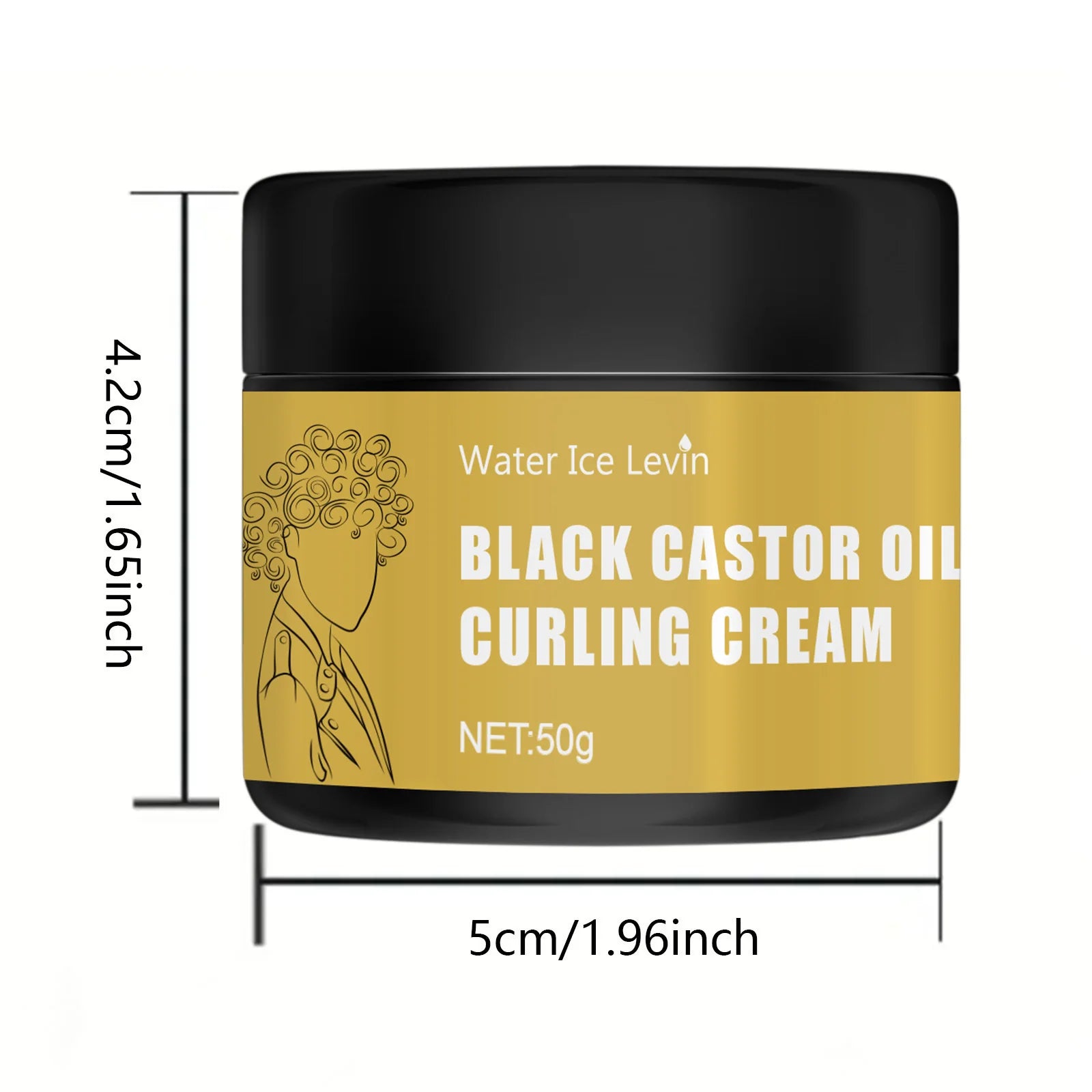 Black Castor Oil Hair Conditioner – Moisturizing Curl Definer & Repair Treatment for Dry Hair
