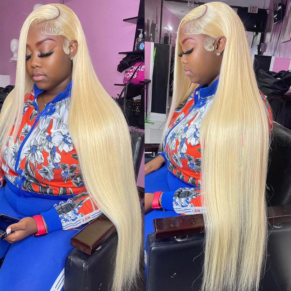613 Honey Blonde HD Lace Wig 13x6 Human Hair Straight Lace Front Wigs For Women 13x4 Frontal Brazilian Colored Human Hair Wig