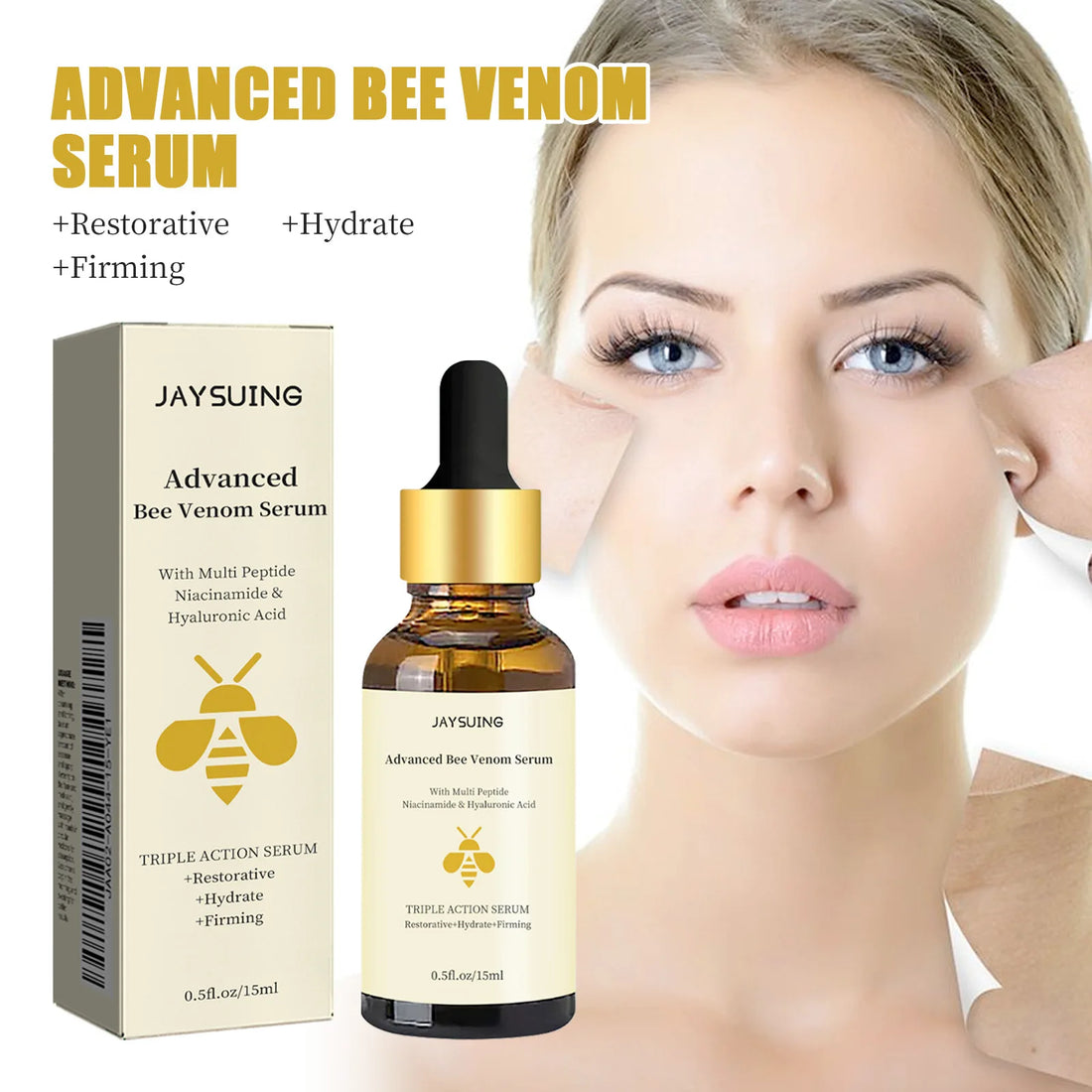 Bee Venom Facial Serum – Wrinkle Reduction & Skin Tightening