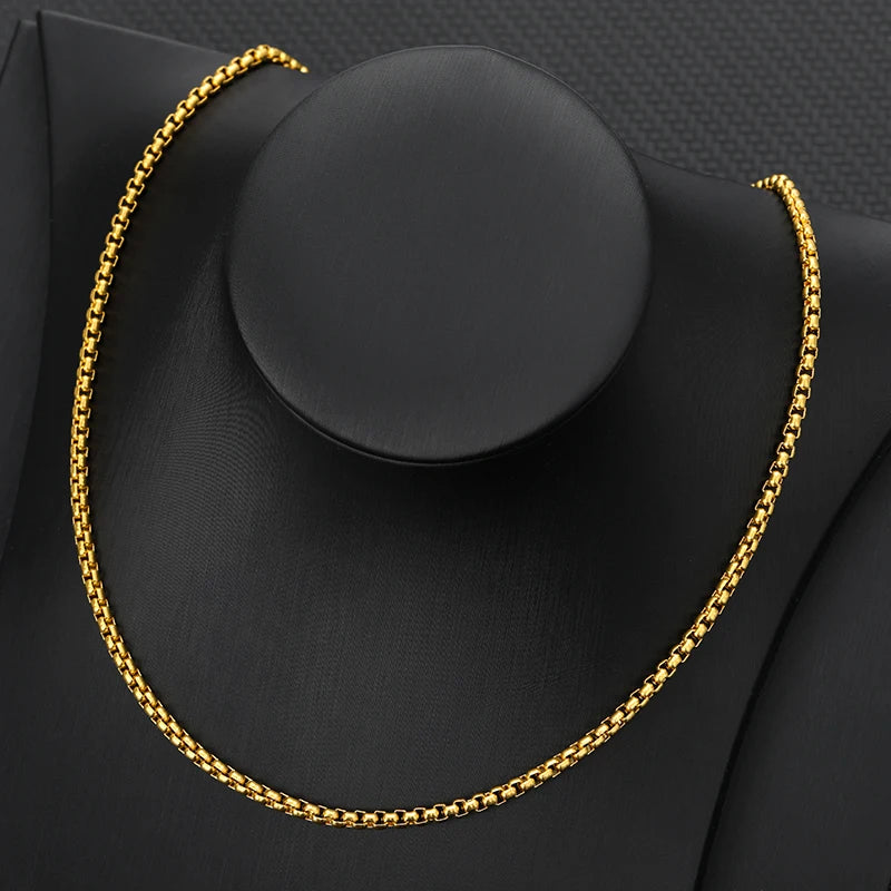 Stainless Steel Cuban Chain Customized Name Necklaces For Women Men Fashion Jewelry  Personalized Nameplate Pendant Necklace