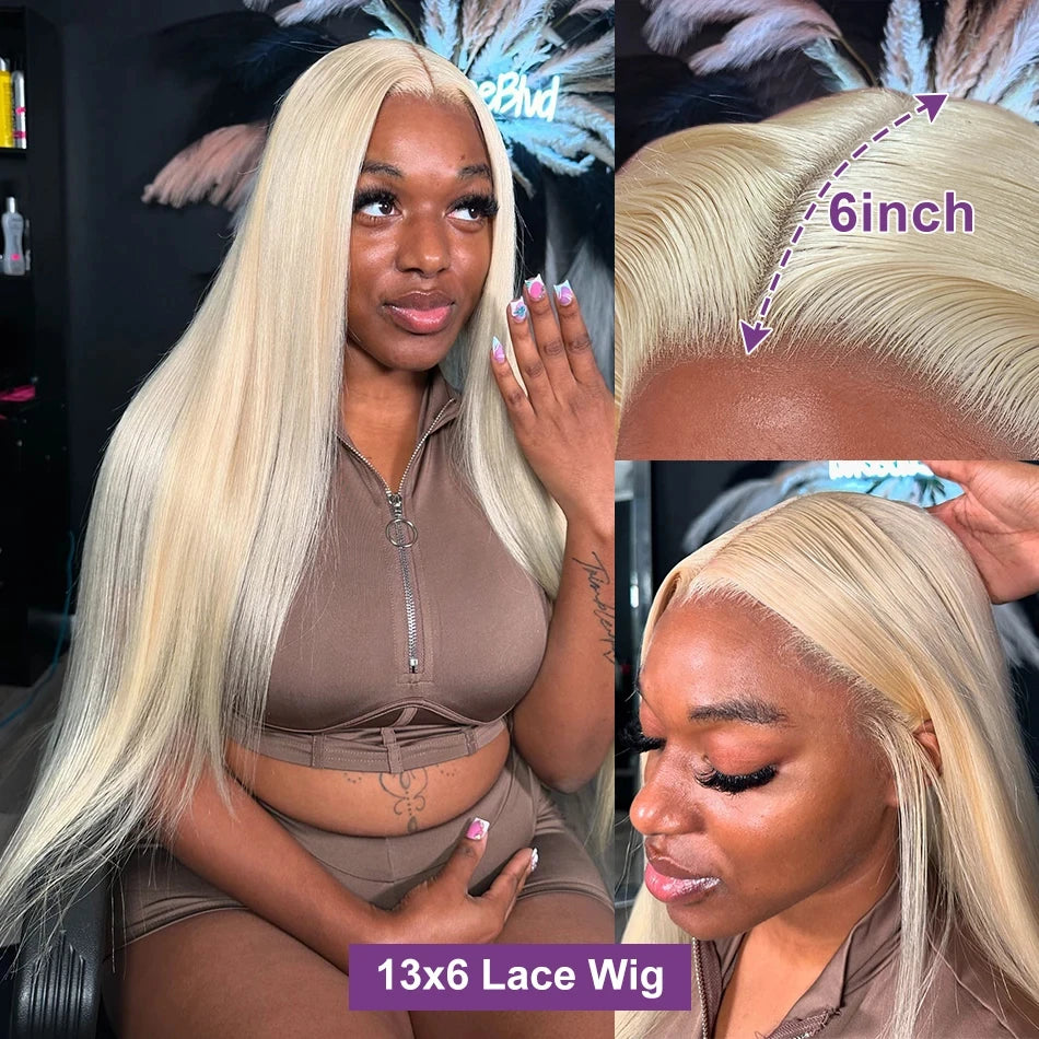 613 Honey Blonde HD Lace Wig 13x6 Human Hair Straight Lace Front Wigs For Women 13x4 Frontal Brazilian Colored Human Hair Wig