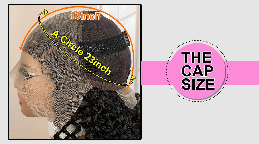 22" Synthetic Curly Wavy Wig with Braids – UTIMATE 13x4 Lace Front Wig for Women, Natural Crimps Daily Hair Replacement Wig