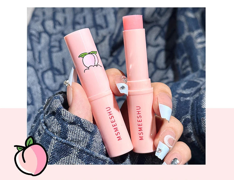 Peach Lip Balm – Hydrating Jelly Lipstick with Color-Changing Moisturizer