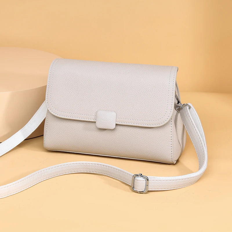 Badiman Genuine Leather Handbag – Women’s Luxury Cowhide Tote & Crossbody Shoulder Bag