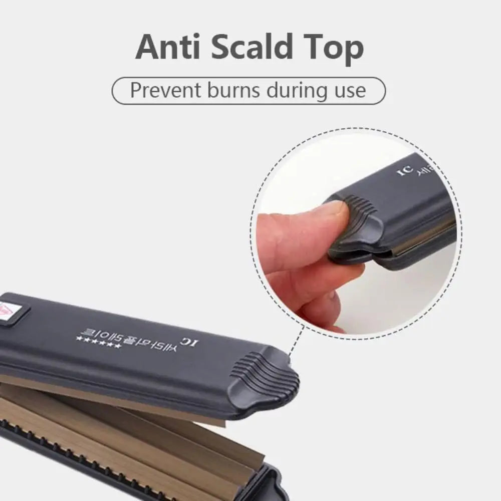 6 Teeth Hair Crimping Iron – Ceramic Corrugated Styling Tool for Volumizing & Fluffy Hairstyles