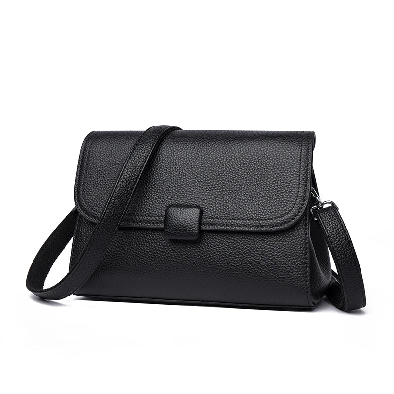 Badiman Genuine Leather Handbag – Women’s Luxury Cowhide Tote & Crossbody Shoulder Bag
