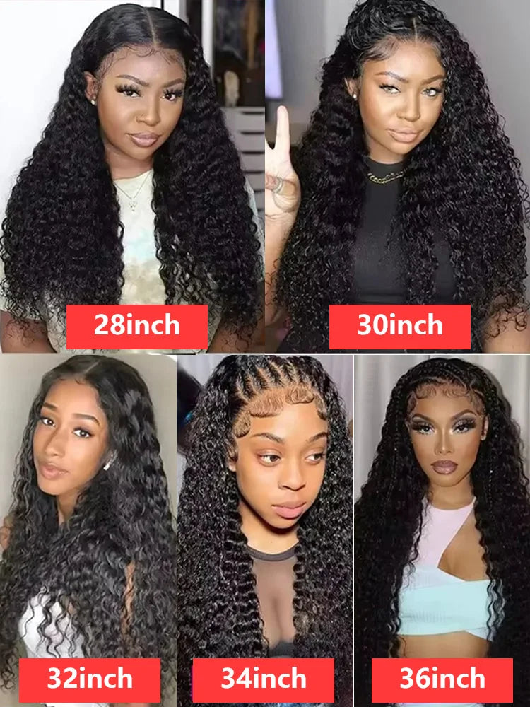 14A Deep Wave Human Hair Bundles Burmese Curly Hair Weaving 30 32 Inch Natural Human Hair Remy Loose Deep Wave Hair Bundles