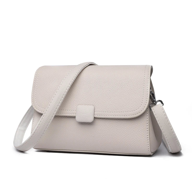 Badiman Genuine Leather Handbag – Women’s Luxury Cowhide Tote & Crossbody Shoulder Bag
