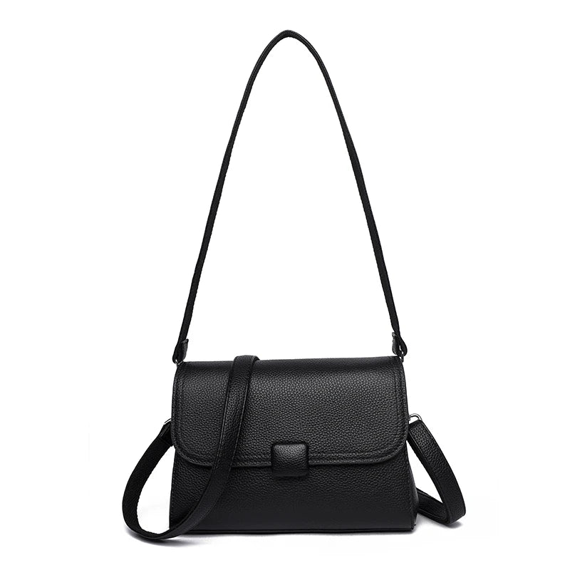 Badiman Genuine Leather Handbag – Women’s Luxury Cowhide Tote & Crossbody Shoulder Bag