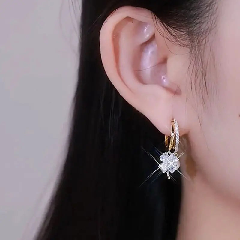 Lymphatic Magnetotherapy Earring Flysmus Halolux Earring Lymphvity Therapy Germanium Lymph Drainage Earrings Gift for Girlfriend