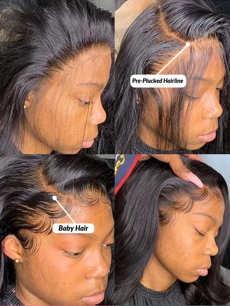 30 40 Inch HD 200% 13x6 Body Water Wave Lace Front Human Hair Wigs 13x4 Lace Frontal Wig 5x5 Glueless Closure Ready To Wear Wig