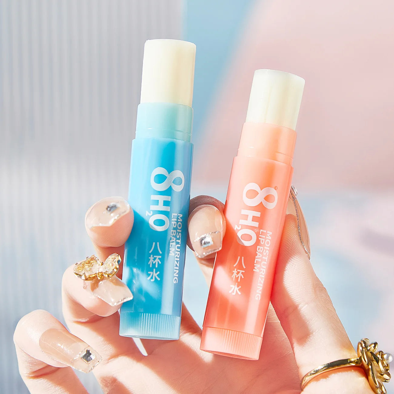 6pcs/Set Fruits Lipstick Sets Moisturizing Lip Balm Kit Orange Grape Aloe Strawberry Brightening Hydrating Lips Skin Care