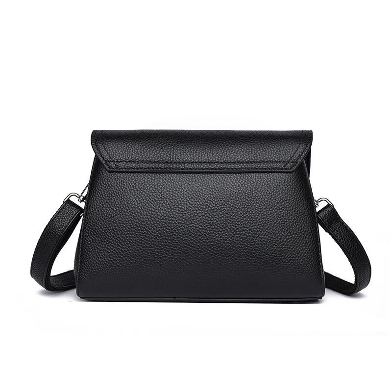 Badiman Genuine Leather Handbag – Women’s Luxury Cowhide Tote & Crossbody Shoulder Bag