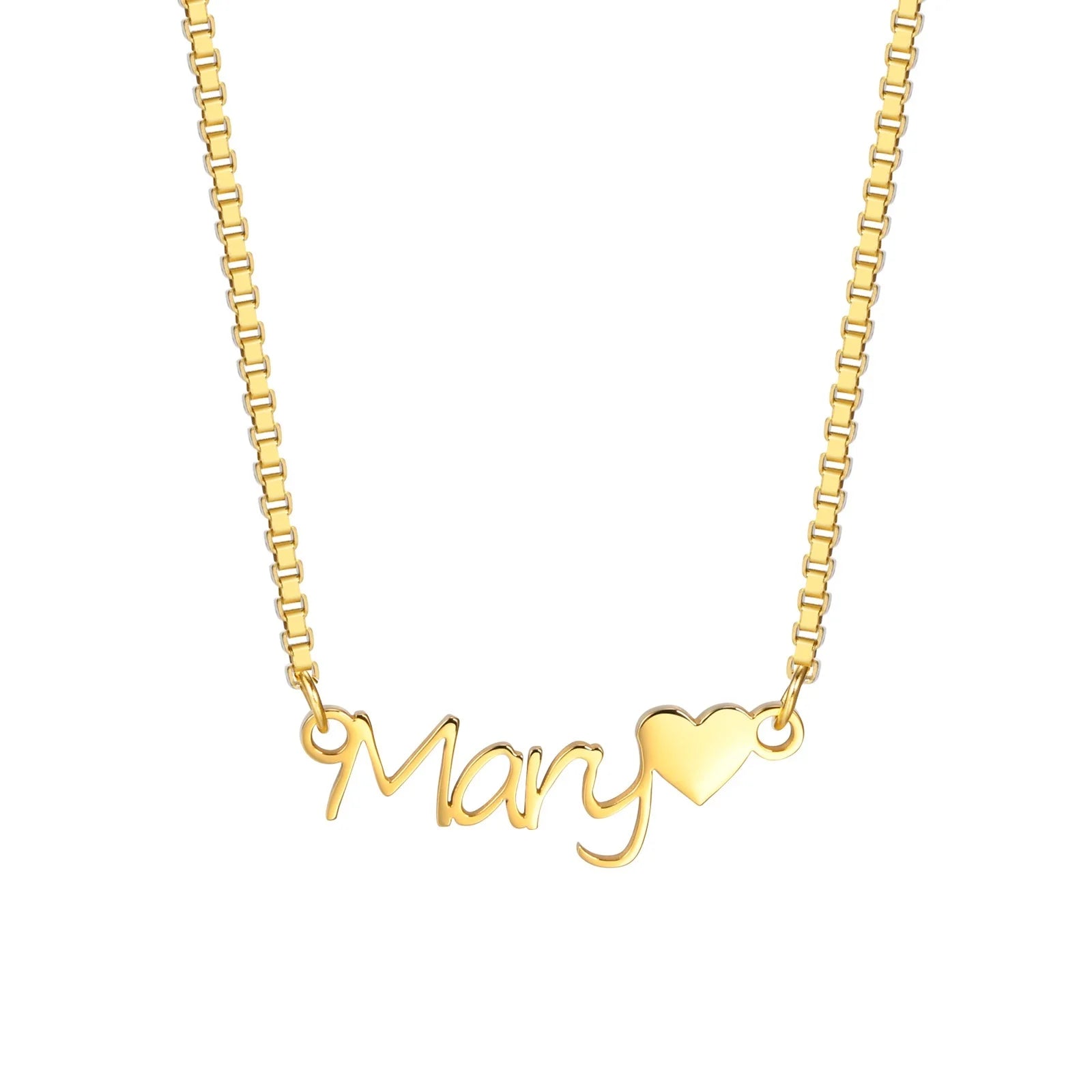 Vnox Custom Name Necklaces for Girls Boys, Stainless Steel Personalized Baby Nameplate Chokers Collar Gift Jewelry