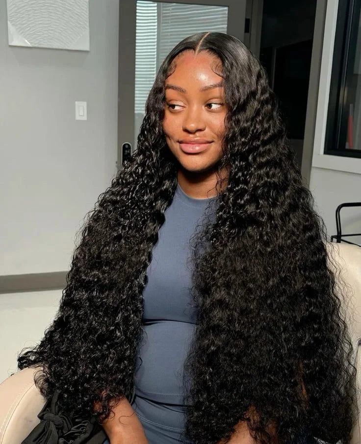 250 Density Wear And Go Deep Wave Glueless Wig Human Hair For Women 7x5 13x6 Hd Frontal Curly Lace Front Wigs