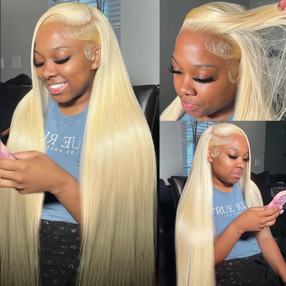 613 Honey Blonde HD Lace Wig 13x6 Human Hair Straight Lace Front Wigs For Women 13x4 Frontal Brazilian Colored Human Hair Wig