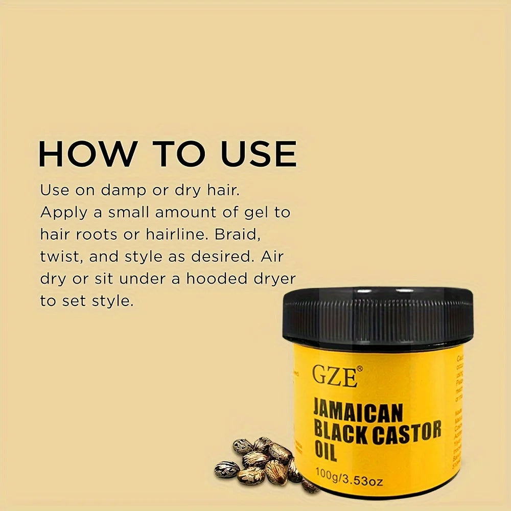 GZE Pure Jamaican Black Castor Oil – Hair & Skin Care