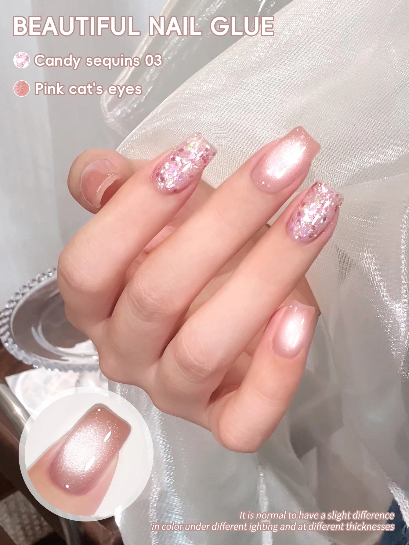 Lychee Jelly Nail Sequins - Spring & Summer Fashion