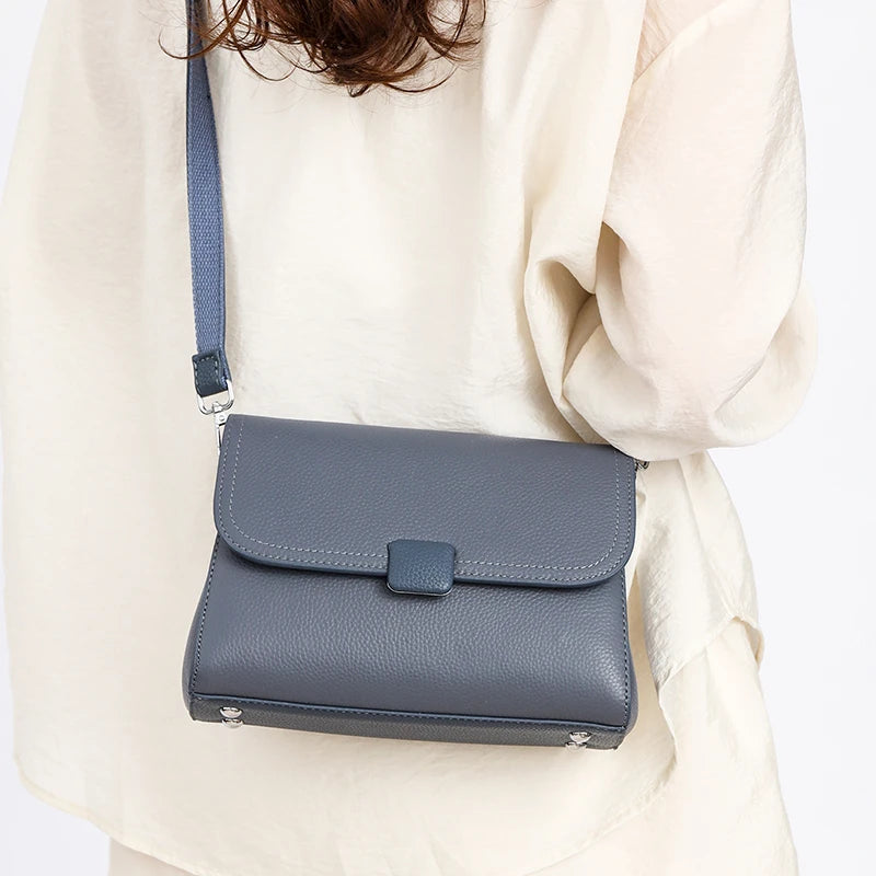 Badiman Genuine Leather Handbag – Women’s Luxury Cowhide Tote & Crossbody Shoulder Bag