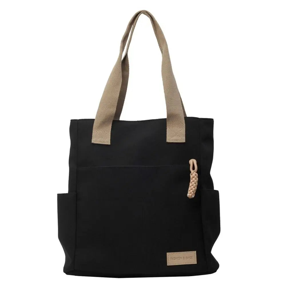 Waterproof Canvas Tote Bag – Lightweight Large Capacity Shoulder Handbag