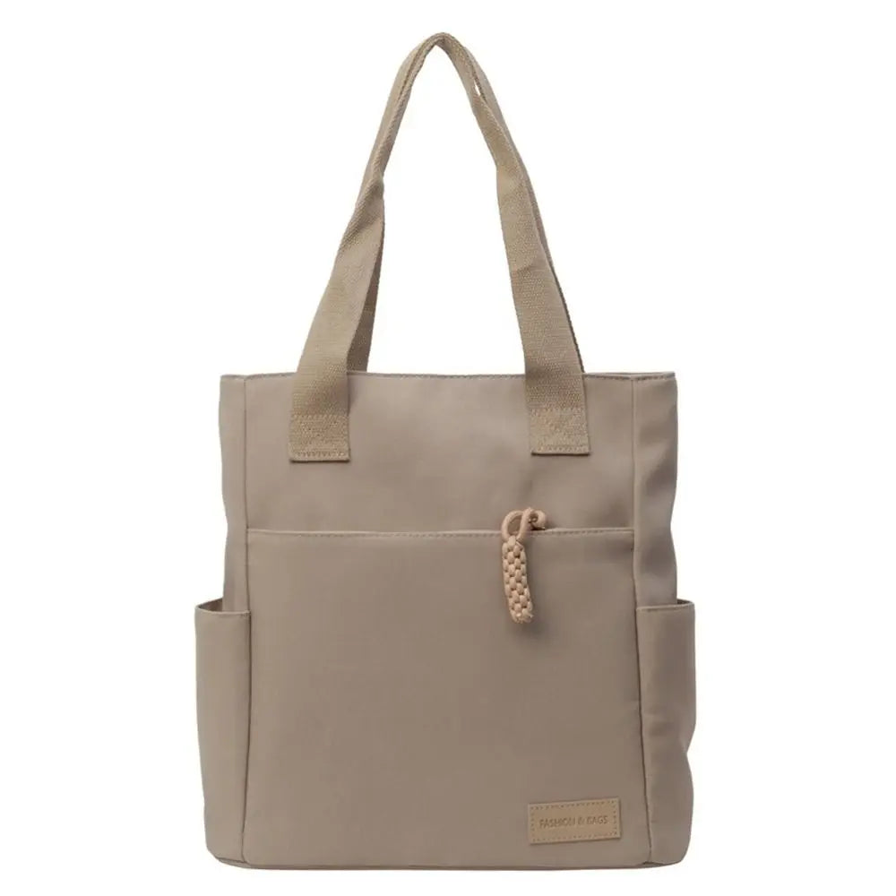 Waterproof Canvas Tote Bag – Lightweight Large Capacity Shoulder Handbag