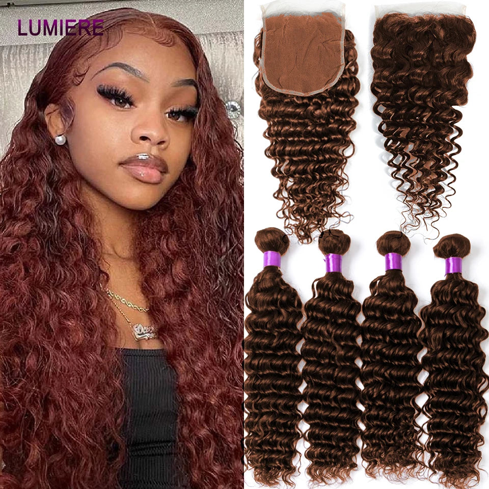 Kinky Curly Virgin Hair Bundles with HD Lace Closure