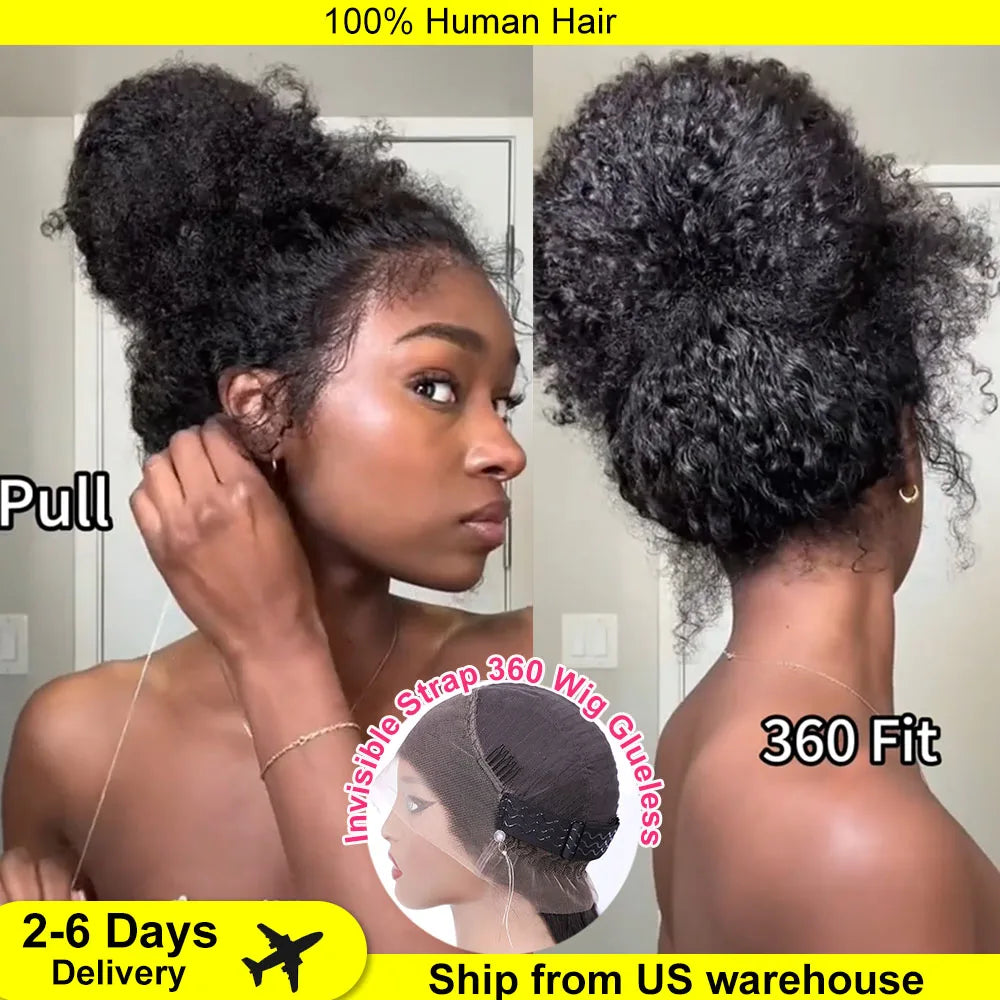 250 Density Invisible Strap 360 Full Hd Glueless Wig 30 Inch Water Wave Lace Front Human Hair Wig Deep Curly Wave Frontal Wig