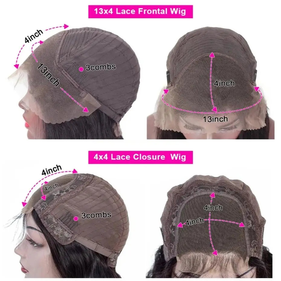 Pre Plucked Curly Lace Front Human Hair Wig for Black Women